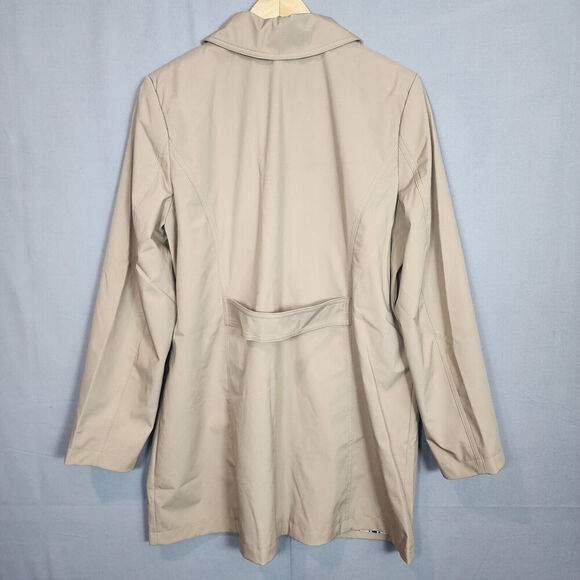 Dennis Basso Water Resistant Women's Trench Tan‎ Sz L - NEW - Picture 2 of 7